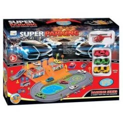 Link Worldwide Deluxe Super Parking Garage Diecast Racing Playset Comes With 3 Cars And 1 Helicopter - Hours Of Fun!!! -Action Figure Playsets Sales Store unnamed file 1006