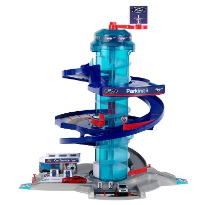 Theo Klein Ford Car Service Helix Shaped Multi Story Parking Garage Pretend Play Toy Playset with 2 Toy Cars for Kids 3 and Up 1 Theo Klein Ford Car Service Helix Shaped Multi Story Parking Garage Pretend Play Toy Playset with 2 Toy Cars for Kids 3 and Up