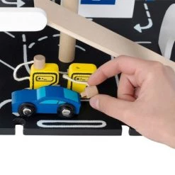 Theo Klein Michelin Car Service Mechanic Station Kids Wooden Toy Playset with 1 Play Car, Screwdriver, and Tires for Ages 3 and Up -Action Figure Playsets Sales Store unnamed file 1017