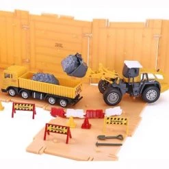 iPlay, iLearn, Construction Vehicle Playset, Includes Crane, Dump Truck, Cargo Transport, Bulldozer and Roller, 50+ Pieces, Ages 3-10 -Action Figure Playsets Sales Store unnamed file 1020