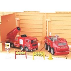 iPlay, iLearn, Fire Truck and Emergency Rescue Playset, Includes 5 Trucks, 2 Structures, Plus Accessories, 50+ Pieces, Ages 3 and Up -Action Figure Playsets Sales Store unnamed file 1025