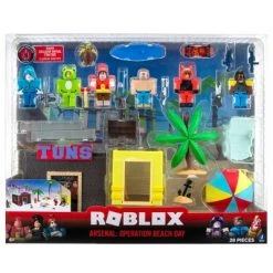 Roblox Action Collection - Arsenal: Operation Beach Day Deluxe Playset (Includes Exclusive Virtual Item)