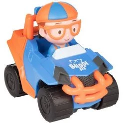 Blippi Toy Vehicles Playset of 4, Larger 3 Inch Size - Includes Excavator, Mobile, Fire Engine Truck & Garbage Truck - Age 3+ - Construction Play Toys -Action Figure Playsets Sales Store unnamed file 1120