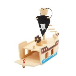 Blue Panda 11 Piece Ocean-Themed Pirate Toys and Kids Pirate Ship Wooden Playset for Kids -Action Figure Playsets Sales Store unnamed file 1124