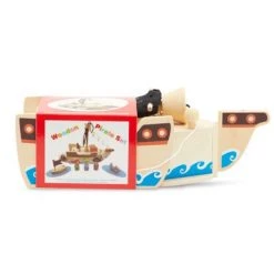 Blue Panda 11 Piece Ocean-Themed Pirate Toys and Kids Pirate Ship Wooden Playset for Kids -Action Figure Playsets Sales Store unnamed file 1126