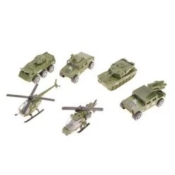 Insten Army Military Vehicle Playset Die-Cast Metal Model Toy, 3 in -Action Figure Playsets Sales Store unnamed file 1131