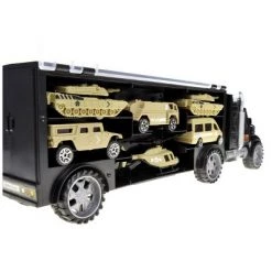 Insten Military Transport Car Carrier Truck with 6 Army Cars, Play Set Toys for Kids -Action Figure Playsets Sales Store unnamed file 1151