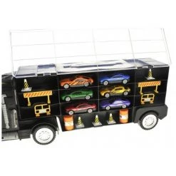 Insten 20" Transport Carrier Truck with 6 Cars, Vehicle Play Set Toys for Kids