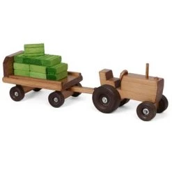 Remley Kids Wooden Tractor Wagon Playset -Action Figure Playsets Sales Store unnamed file 1193
