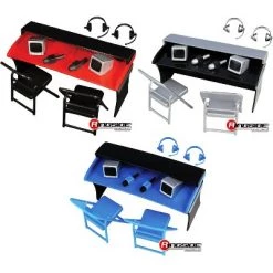 Ringside Collectibles Package Deal Commentators Playsets Set of 3