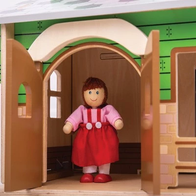 Bigjigs Toys Bigjigs Cobblestone Farm Playset 2 Bigjigs Toys Bigjigs Cobblestone Farm Playset - Image 2