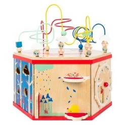 Small Foot Wooden Toys XL Activity Center 7 In 1 Iconic Motor Skills "Move It!" Playset -Action Figure Playsets Sales Store unnamed file 225