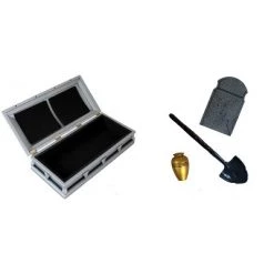 Ringside Collectibles Casket Playset Silver