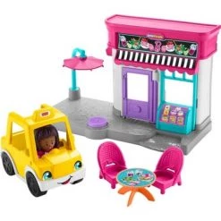 Fisher-Price Little People Barbie City Adventures Cafe and Cab Playset -Action Figure Playsets Sales Store unnamed file 265