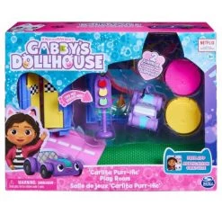 Gabby's Dollhouse Gabby's Dollhouse Carlita Purr-ific Play Room with Carlita Toy Car