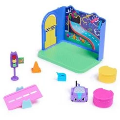 Gabby's Dollhouse Gabby's Dollhouse Carlita Purr-ific Play Room with Carlita Toy Car -Action Figure Playsets Sales Store unnamed file 275