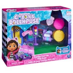 Gabby's Dollhouse Gabby's Dollhouse Carlita Purr-ific Play Room with Carlita Toy Car -Action Figure Playsets Sales Store unnamed file 277