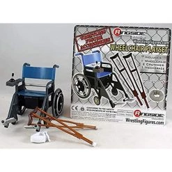 Ringside Collectibles Wheelchair Playset Blue