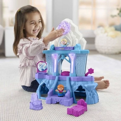 Fisher-Price Little People Disney Frozen Elsa's Enchanted Lights Palace 1 Fisher-Price Little People Disney Frozen Elsa's Enchanted Lights Palace