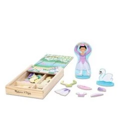 Melissa & Doug Melissa & Doug Magnetic Dress-Up Play Set - Ballerina/Fairy -Action Figure Playsets Sales Store unnamed file 559