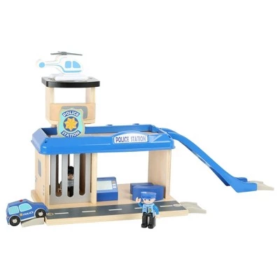 Small Foot Wooden Toys Police Station Playset 1 Small Foot Wooden Toys Police Station Playset
