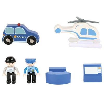 Small Foot Wooden Toys Police Station Playset 2 Small Foot Wooden Toys Police Station Playset - Image 2