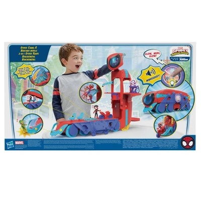 Spider-Man Spidey and his Amazing Friends Spider Crawl-R 2-in-1 Deluxe Headquarters Playset 3 Spider-Man Spidey and his Amazing Friends Spider Crawl-R 2-in-1 Deluxe Headquarters Playset - Image 3