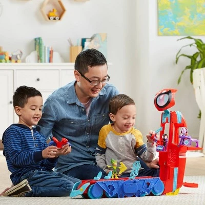 Spider-Man Spidey and his Amazing Friends Spider Crawl-R 2-in-1 Deluxe Headquarters Playset 6 Spider-Man Spidey and his Amazing Friends Spider Crawl-R 2-in-1 Deluxe Headquarters Playset - Image 6