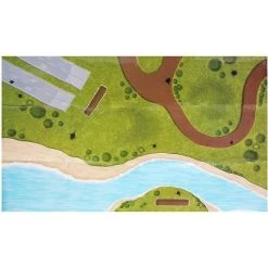 Blue Panda 120-Piece Military Toy Soldiers Playset, Green Army Men Toys, Mini Plastic Action Figures with Vehicles Accessories and Play Map -Action Figure Playsets Sales Store unnamed file 646