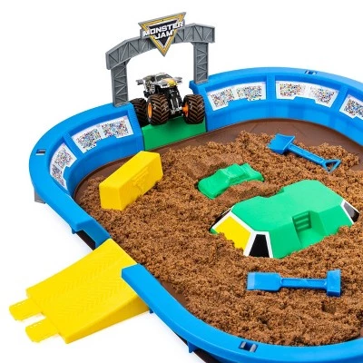 Monster Jam Monster Dirt Arena 24" Playset with Exclusive 1:64 Scale Die-Cast Monster Jam Truck 4 Monster Jam Monster Dirt Arena 24" Playset with Exclusive 1:64 Scale Die-Cast Monster Jam Truck - Image 4