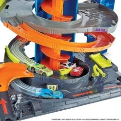 Hot Wheels City Mega Garage Playset and Track with 1:64 Scale Toy Car, Corkscrew Elevator, and Storage for Over 60 Cars, for Kids Ages 4 and Up 6 Hot Wheels City Mega Garage Playset and Track with 1:64 Scale Toy Car, Corkscrew Elevator, and Storage for Over 60 Cars, for Kids Ages 4 and Up -Action Figure Playsets Sales Store unnamed file 813