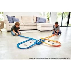 Hot Wheels Toy Car Track Builder Deluxe Stunt Box Play Set with 36 Pieces, Connectors, Curves, 15 Feet of Track, and 2 Cars, Multicolor 7 Hot Wheels Toy Car Track Builder Deluxe Stunt Box Play Set with 36 Pieces, Connectors, Curves, 15 Feet of Track, and 2 Cars, Multicolor -Action Figure Playsets Sales Store unnamed file 828