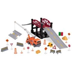 DRIVEN By Battat DRIVEN – Construction Playset with Bridge (35pc) – Micro Series -Action Figure Playsets Sales Store unnamed file 901