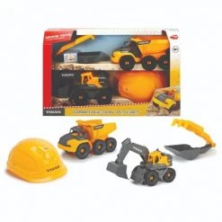 Dickie Toys 10" Playset with 2 Volvo Construction Trucks -Action Figure Playsets Sales Store unnamed file 935