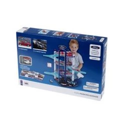 Theo Klein Ford Interactive Toy Car Park 4 Level Full Service Racing Parking Garage Play Set with 2 Cars Included for Kids Ages 3 Years Old and Up